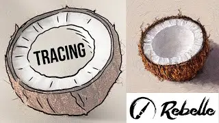 Tracing Digital Art with Rebelle (Tutorial)