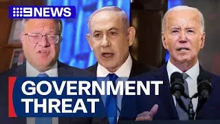 Israeli ultranationalists threatening Benjamin Netanyahu&rsquo;s government | 9 News Australia