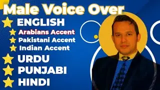 Voice Over Artist - Male Arabian English Style - Urdu - Hindi - Punjabi - Multiple Accents