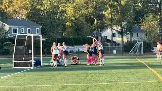 Molly Chazen knocks in the rebound goal in the fourth quarter