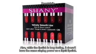 Обзор набора помад SHANY Slick & Shine: 12 матовых оттенков, увлажняющих и стойких