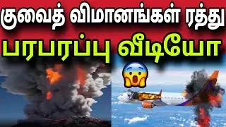 Kuwait flights cancelled 😲✈️😲 | sensational video | kuwait tamil news | ziashanawaz |