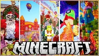 10 Awesome Minecraft Winter/Christmas Builds (Competition Winners)