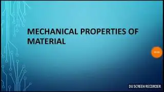 Mechanical properties of material (SOM)