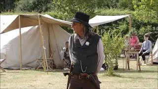 Spearfish Creek 1800's Western reenactment group, at the Echoes of History Show 2024