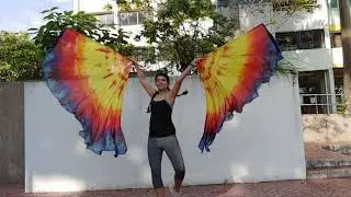 'A Little Wicked' Silk Wings Flow