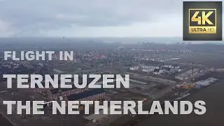 Flight in Othene Terneuzen Netherlands residential area January 18, 2022
