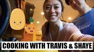I Cut My Sister's Hair! | Cooking with Travis & Shaye