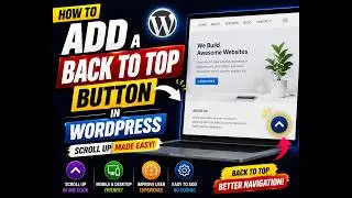 How to add back to top button in wordpress website or scroll up button