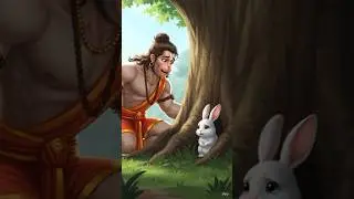 Hanuman JI and rabbi#aivideo#viral#hanumanji#short#facts#animation#subscribemychannel