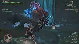 MHWilds Gogma Artian Weapon Heavy Bowgun vs Mizutsune #mhwilds #creatures #pink #bubble #mizutsune 