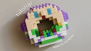 How to Build Buzz Lightyear Step by Step 🚀 | Bricks Donut W2602-35 Tutorial (174 Pieces)