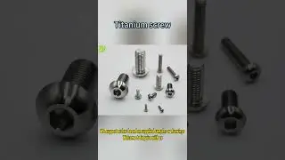 Our factory supports mass customization of titanium screws based on drawings and samples #customized
