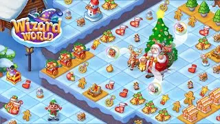 Wizard World: Magic Merge Christmas Event Gameplay 2 | Merge Puzzle Games