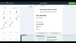 How to Use the RSS Feed Feature in the Email Builder