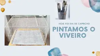 CAPRICHO - PINTURA DE VIVEIRO - DETALHES | DICAS | QUAL TINTA USAR? |  COMO FIZEMOS A PINTURA? |🖌️☝️
