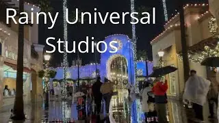 Universal Studios Hollywood in the rain! Can you still have fun? 