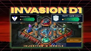 League Invasion D1- Bypassing  meta class restrictions s3/4 | Injustice 2 Mobile 
