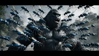 King Kong vs  Wasps & Giant Snakes  The Terrifying Monster Battle