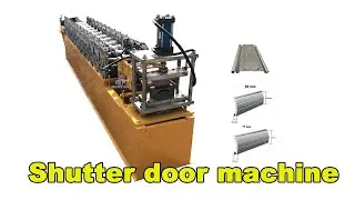 Shutter door making machine | door shutter roll forming machine | roller shutter door making machine