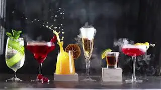 Drinks Cocktails Wallpaper Screensaver Background 4K 8 HOURS