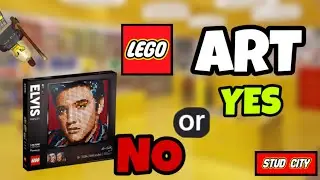 LEGO Art Elvis Presley Revealed - Is LEGO Art Going Too Far?