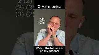 Easy Slow blues C-Harmonica 2/6