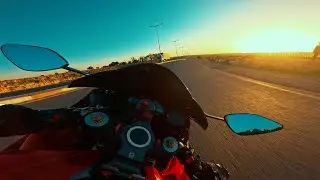 Yamaha R1 Sunset Attack &ndash; Aggressive Ride | 4K Pure Sound