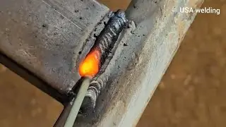 Precision Welding Process | Perfect Weld Bead Close-Up | Industrial Metal Work