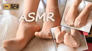 Bubble Wrap ASMR: The rustling sound of stockings rubbing together #pantyhose #nylon #feet