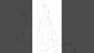 Part 1. The Sketch. #ibispaint #digitaldrawing #digitalart #artreel
