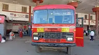 N 9344 Mahableshwar Shindi Bus #msrtc #bus #travel #vehicles #transport #lalpari #old #mahableshwar 