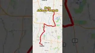 Jakarta - Depok Jalur Darat #shorts #jakarta #depok #travel