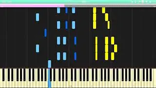 Scott Joplin - Peacherine Rag (1901) [Synthesia Piano Tutorial]