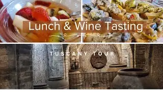 Italy Vlog - Tuscany Day Tour | Lunch & Wine Tasting | Fattoria Pulcino Ristorante