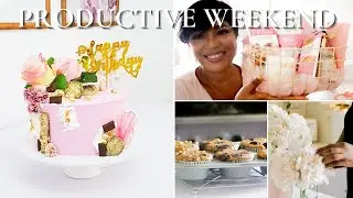 PRODUCTIVE WEEKEND VLOG | vlog 19 | baking, testing a gluten-free product, packaging client orders