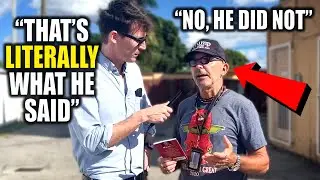 Comedian Makes MAGA Man CRUMBLE Before His Very Eyes