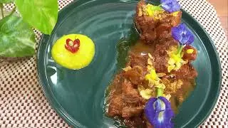 Iga Sapi Saus Steak dengan Pure Labu|| Inspirasi dari drakor Bon Appetit Your Majesty