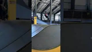 Front flip to double overhead #scooter #acrobatics #scooterstunts #frontflip ￼