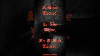 No Excuses.. #quotes #quoteoftheday #hiphop #rap #rapper #undergroundhiphop #fyp #hiphopmusic