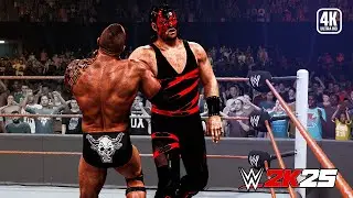 WWE 2K25 — ГЕЙМПЛЕЙ МАТЧА ЧЕМПИОНАТА WWE СКАЛА ПРОТИВ КЕЙНА