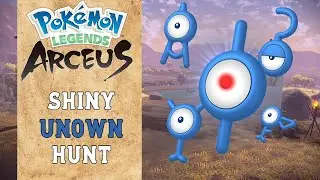 Hunting EVERY Shiny Unown - Shiny Living Form Quest
