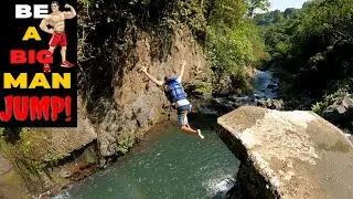 Be A Big Man JUMP! Bali Crazy Things To Do Water Jump