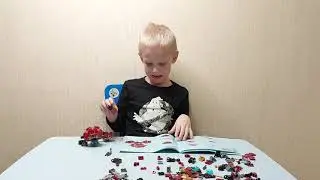 Васякула собирает Lego 76140 The HulkBuster Smash Up part 3/4