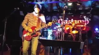 Buzzy James with his band at the Gaslamp in Long beach, Ca
