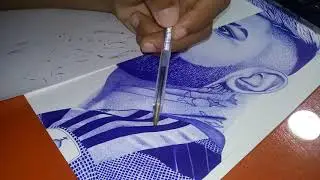 Desenho de Caneta Bic - Gabi Gol
