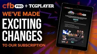 We've Made Exciting Changes! TCGplayer perks with your CFB Pro Subscription