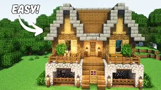Minecraft: Easy Duo Survival House Tutorial🏡