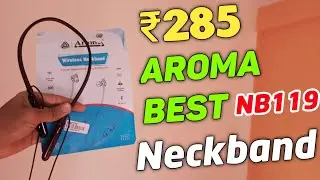 Only ₹285 Budget Price Neckband Aroma | Aroma NB119 Cheapest Price Neckband