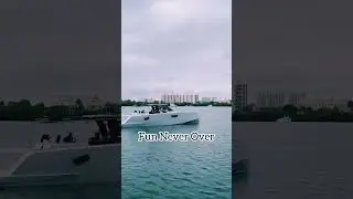 🇺🇸FUN NEVER OVER | MIAMI, FL | #travel #luxurylifestyle #boating #miami #florida #viralshorts